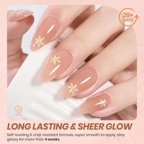 Miniatura 384 de Beetles - Esmalte de uñas de gel marrón – 0.5 onzas líquidas de esmalte de gel marrón oscuro, lámpara LED UV para uñas, regalo de manicura para I