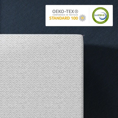 Miniatura 5 de BedStory 3 Inch Twin XL Firm Mattress Topper, Quiet Luxury Memory Foam Pad for Pain Relief, Bamboo Charcoal & Green Tea Infusion, Skin-Friendly