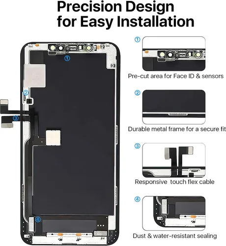 Miniatura 7 de EXW Reemplazo de pantalla LCD Full HD de 6.5 pulgadas para iPhone 11 PRO MAX digitalizador, pantalla táctil de calidad con herramientas