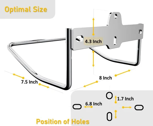 Miniatura 2 de JBscoop 2 ganchos de escalera de montaje en pared para cochecitos de almacenamiento de escalera y silla plegable, soporte de escalera resistente a