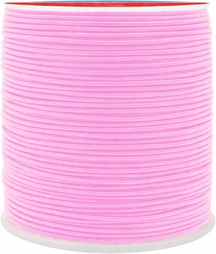 Miniatura 32 de Mandala Crafts Cuerdas elásticas color burdeos de 0.079 pulgadas para hacer joyas y cuentas, cuerda elástica de 76 yardas, hilo elástico redondo