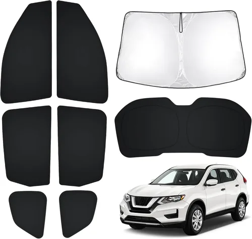 Miniatura 44 de T TGBROS Parasol para parabrisas para Honda Civic 2022-2025 2026, parasol grueso con bloqueo UV y opaca, para privacidad, plegables, 8 accesorios