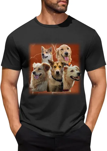 Miniatura 28 de Camisetas personalizadas para hombre, camiseta personalizada con fotos, imagen de mascota, camiseta unisex, diseña tu propio regalo divertido