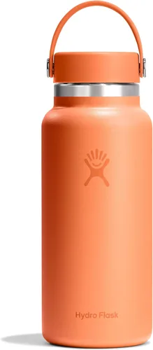 Miniatura 9 de Hydro Flask - Botella de agua de acero inoxidable aislada - Boca ancha con tapa flexible, sin derrame, a prueba de fugas y recargable de 40 oz Negro