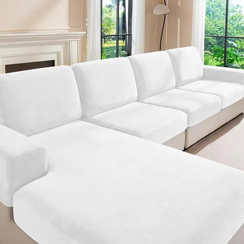 Miniatura 47 de YEMYHOM 【Liquidación】 Fundas Elásticas para Cojines de 1 Pieza, Fundas de Cojín de Asiento para Sofá y Silla, Funda Suave de Sofá de Repuesto