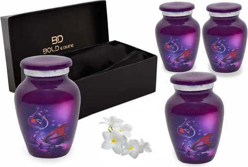 Miniatura 15 de BOLD & DIVINE Urnas de cremación con temática de mariposa Urnas decorativas para cenizas humanas de mujeres y hombres, urnas para cenizas, urnas