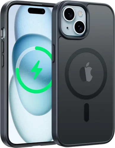 Miniatura 1435 de FNTCASE Funda para iPhone 13 Pro-Max: Fundas magnéticas transparentes compatibles con Magsafe Slim anti amarillamiento protección contra caídas