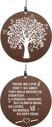 Miniatura 6 de Campanas de viento de condolencias, campanillas de viento conmemorativas de 40 pulgadas para la pérdida de un ser querido, regalo conmemorativo