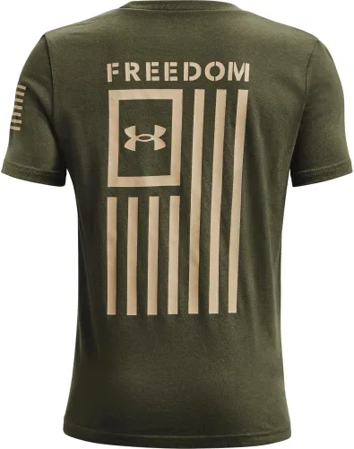 Miniatura 2 de Under Armour Nueva camiseta Freedom Flag para niño