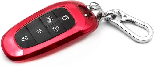 Miniatura 8 de Compatible con Hyundai Tucson Palisade Santa Cruz Ioniq 5 Santa Fe Nexo Sonata Ioniq Funda para Llavero Caja Soporte Protector de Llavero de Entrada
