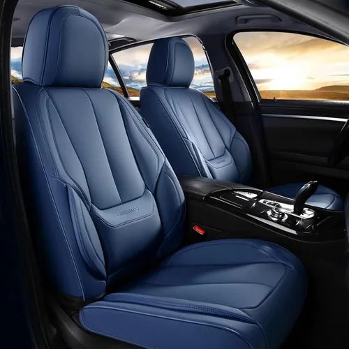 Miniatura 92 de Coverado Juego completo de fundas de asiento de automóvil, fundas de asiento para automóviles, fundas de asiento de coche beige para asientos