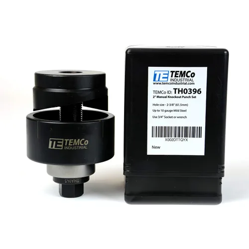 Miniatura 9 de TEMCo TH0407-3/4 - Unidad de perforación de tamaño real con perno de extracción manual (0.75 pulgadas, tamaño real del agujero)