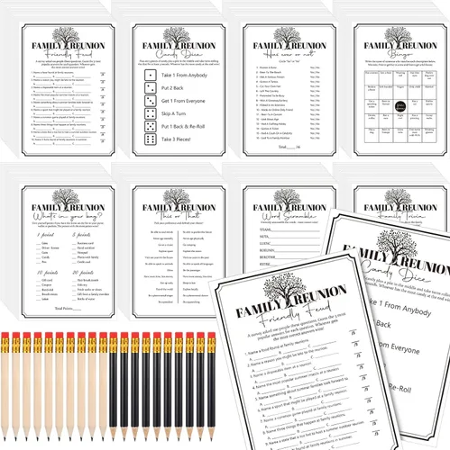 Juego de 217 tarjetas de preguntas para fiestas familiares, juegos de bingo y actividades divertidas, juego de tarjetas de preguntas para adultos en