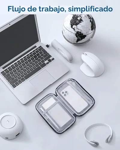 Miniatura 5 de BAGSMART Organizador de artículos electrónicos, estuche de viaje, cable de cargador de cable, bolsa organizadora de tecnología para accesorios