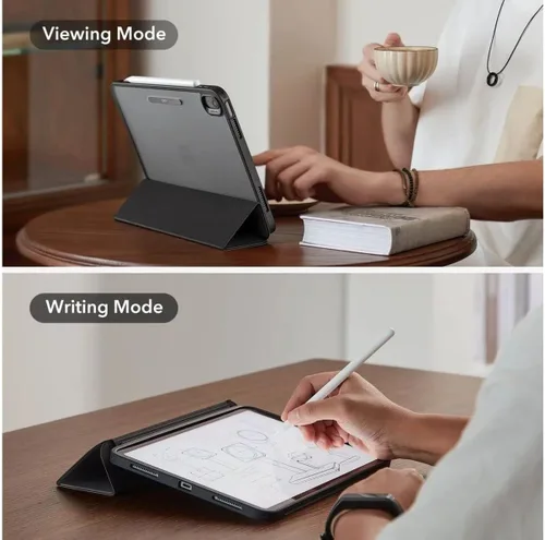 Miniatura 7 de ESR Funda para iPad (A16) de 11ª/10ª generación (2025/2022), cubierta magnética desmontable, soporte triple inteligente con parte trasera rígida