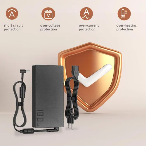 Miniatura 5 de Cargador para portátil de 180 W compatible con ASUS ROG Zephyrus G14 G15 GA401 GA502 GA503 y TUF FX505 FX505DD FX506 FX507VI A15 A17 F17 F15