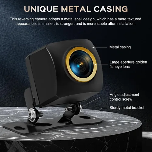 Miniatura 3 de Cámara de respaldo - AHD 1080P de metal, cámara trasera de visión trasera de 170 grados de ángulo amplio para autos, camiones, SUV y RVs