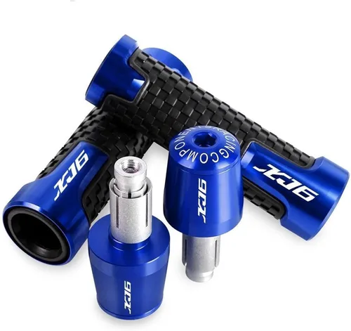 Miniatura 13 de Motocicleta para Y&AMAHA XJ6 XJ-6 2010-2016 XJ6ABS XJ6 Diversion XJ 6 N Mango Bar Grip Extremos 7/8" Manillar de goma Gel Hand Grips Freno