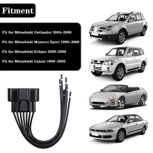 Miniatura 2 de Sensor de flujo de aire masivo MAF conector conector para Mitsubishi Outlander Montero Sport Eclipse Galant 1999-2006, apto para Chrysler Sebring