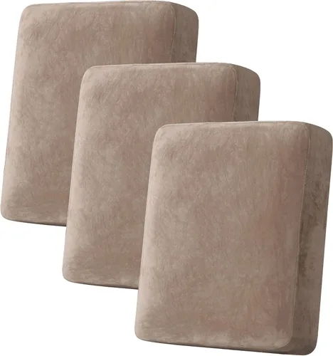 Miniatura 73 de H.VERSAILTEX Funda de cojín elástica de terciopelo para sofá, funda de cojín de felpa para cojines de silla, protector de muebles, cojín de asiento