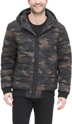 Miniatura 16 de DKNY Chaqueta bomber acolchada con capucha y rendimiento para hombre