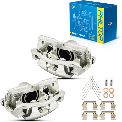 Miniatura 21 de PHILTOP Pinza de freno delantera compatible con S10 1982-2003, Sonoma 1991-2003, Camaro 1982-1992, El Camino 1978-1987, Monte Carlo 1978-1988
