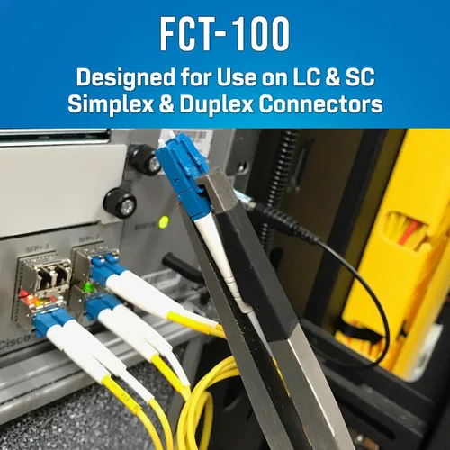 Miniatura 6 de Jonard Tools Kit de limpieza e inspección del conector de fibra óptica TK-188 con microscopio 200x