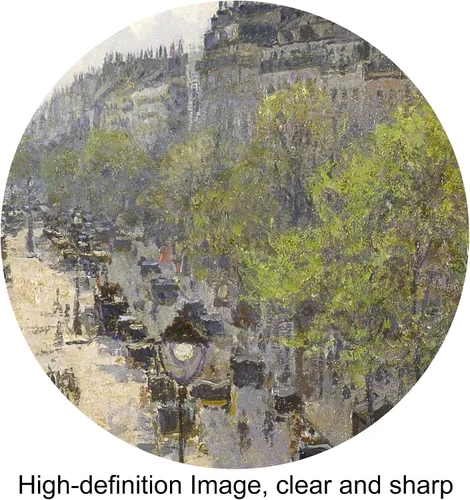Miniatura 736 de A&T ARTWORK Campo de trigo con cipreses de Van Gogh Las reproducciones de arte clásico mundial, impresiones en lienzo giclée para decoración