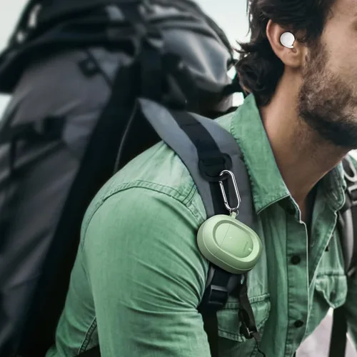 Miniatura 8 de CaseBot Funda para Pixel Buds Serie A 2021 y Pixel Buds 2 (2020), protección resistente [LED frontal visible] (negro)