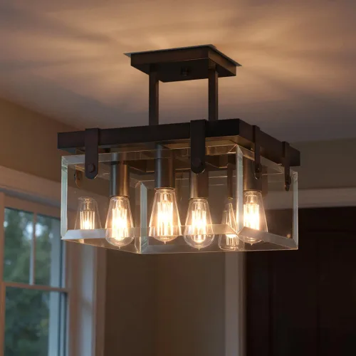Miniatura 9 de Urban Ambiance UHP2454 - Lámpara de tocador de baño moderna de lujo, tamaño pequeño: 8.38 pulgadas de alto x 7 pulgadas de ancho, con elementos