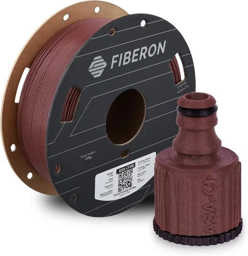 Miniatura 38 de Polymaker Fiberon PA612-ESD - Filamento para impresora 3D de 1.75 mm/17.6 oz, de nailon de fibra de carbono ESD-safe, resistente al calor a 302 °F