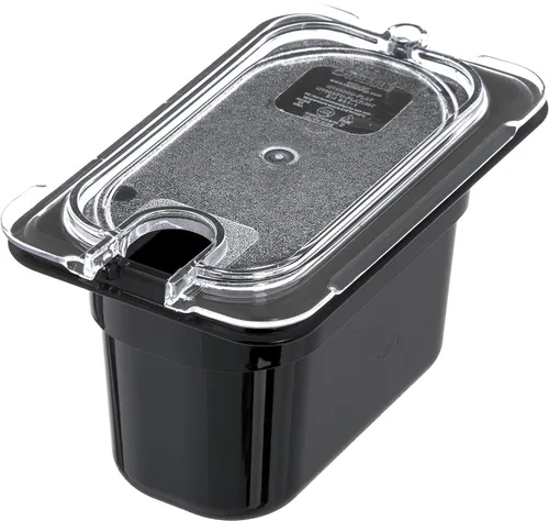Miniatura 11 de Carlisle FoodService Products StorPlus StorPlus - Tapa universal de policarbonato con muescas, superficie plana con muescas, transparente