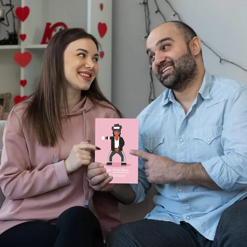 Miniatura 5 de Tarjetas de cumpleaños divertidas inspiradas para él, ella, hombres, mujeres, mercancía de regalo de hip hop para cumpleaños, pósters de bailarines