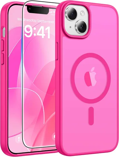 Miniatura 249 de FNTCASE - Funda para iPhone 16 Pro: magnética, mate, translúcida, de grado militar, protectora contra caídas, resistente, fina, duradera y a prueba