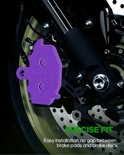 Miniatura 5 de SCITOO FA369/4, FA192 Pastillas de freno para Kawasaki Ninja ZX6R 2003-2006 pastillas de freno delanteras y traseras de fibra de carbono