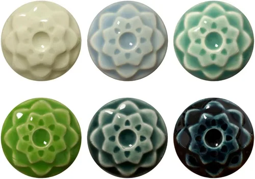 Miniatura 18 de AMACO Celadon High Fire - Esmalte transparente brillante de 12 pintas, 12 colores surtidos, 100% cono mezclable 5-6 (C) esmaltes de cerámica líquida
