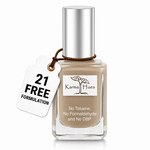 Miniatura 13 de Karma Naturals Esmalte de uñas – No tóxico, vegano y libre de crueldad (Creme Brulee, 0.43 onzas líquidas)