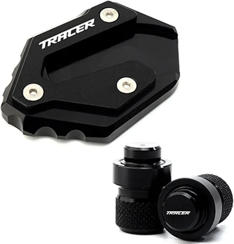 Miniatura 10 de Soporte lateral para motocicleta, placa ampliadora, tapas de aire para Yamaha para Tracer 900 700 Gt para Tracer 9 7 Gt MT-09 SP MT07 (Color A negro)
