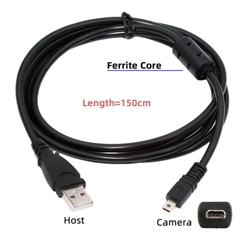 Miniatura 2 de cablecc 3pccs Mini 8P a USB-C Micro Mini USB Adaptador de Datos de Alimentación Hembra para Cámara