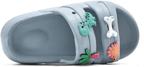 Miniatura 3 de Sandalias deslizantes para niñas y niños pequeños, antideslizantes, bonitos, ligeros, zapatos de agua de verano, para la ducha, al aire libre