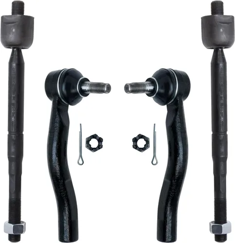 Miniatura 78 de Detroit Axle - 4 barras de acoplamiento delanteras para Kia Forte Koup 14-17, 14-18 Forte Forte5, 4 extremos de barra de acoplamiento exteriores e
