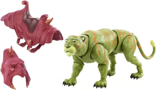 Miniatura 4 de Masters of the Universe Masterverse Battle Cat, figura de batalla Motu de 14 pulgadas para contar historias y exhibición, regalo para niños de 6
