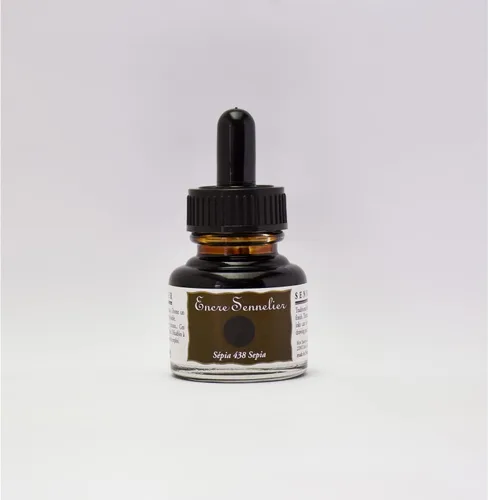 Miniatura 12 de Sennelier Tinta de dibujo, botella de 1.0 fl oz, azul ultramar Azul ultramarino