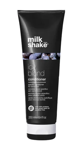 Miniatura 11 de Acondicionador milk_shake icy blond acondicionador tonificante galardonado con pigmento negro para neutralizar el amarillo y el latón en cabello