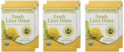 Miniatura 6 de Lifestyle Awareness Tés, té de desintoxicación de hígado Dandy sin cafeína, 20