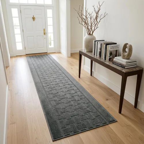 Miniatura 6 de Alfombra antideslizante lavable de 8 pies de largo con respaldo de goma, tapete de piso personalizado para cocina, pasillo, escaleras, dormitorio