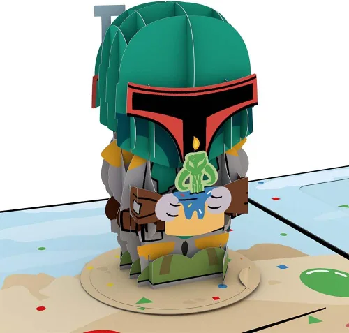 Miniatura 16 de Lovepop Star Wars™ The Death Star™ Tarjeta Desplegable de Enfrentamiento de la Estrella de la Muerte, Tarjeta 3D, Tarjeta de Cumpleaños, Tarjeta