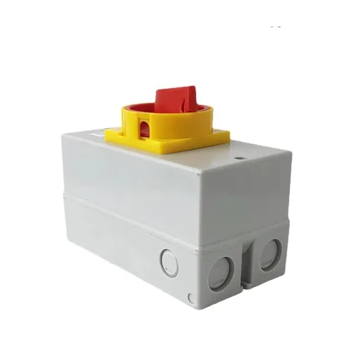 Miniatura 3 de YMD11-63D ON-Off Two Positions Isolator Disconnect Switch 63A 3P Padlock Cam Changeover with IP65 Waterproof Box Enclosure(Black Base 3P)