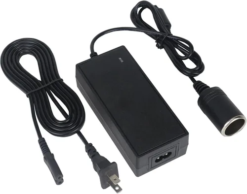 Convertidor de alimentación de CA a CC 5A 60W, 110 V a 12 V, convertidor de enchufe de encendedor de cigarrillos de automóvil, transformador de