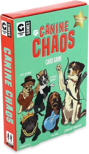 Ginger Fox Canine Chaos Card Swapping Game - Reclama tu camino a la victoria coleccionando personajes de celebridades caninas locas
